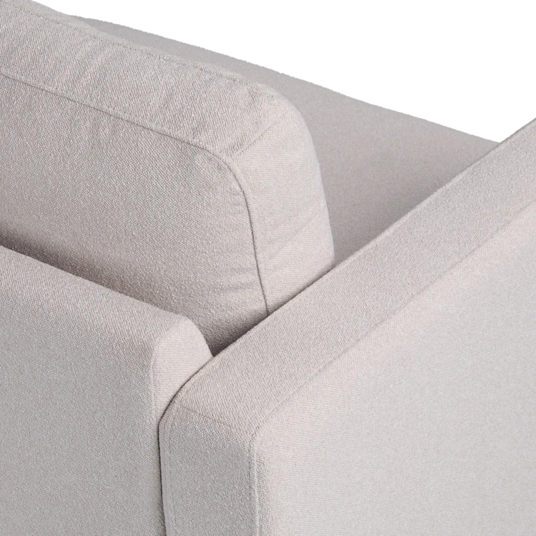 Cillian 87" Sofa - Ratine Ivory