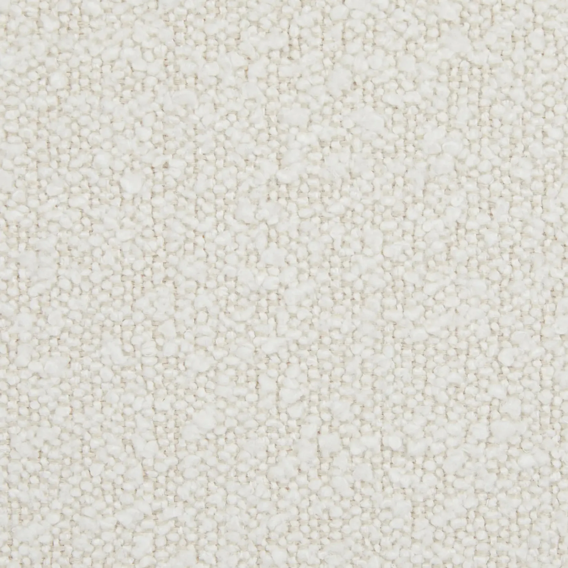 Cilo 16" Ottoman - Ivory Bouclé