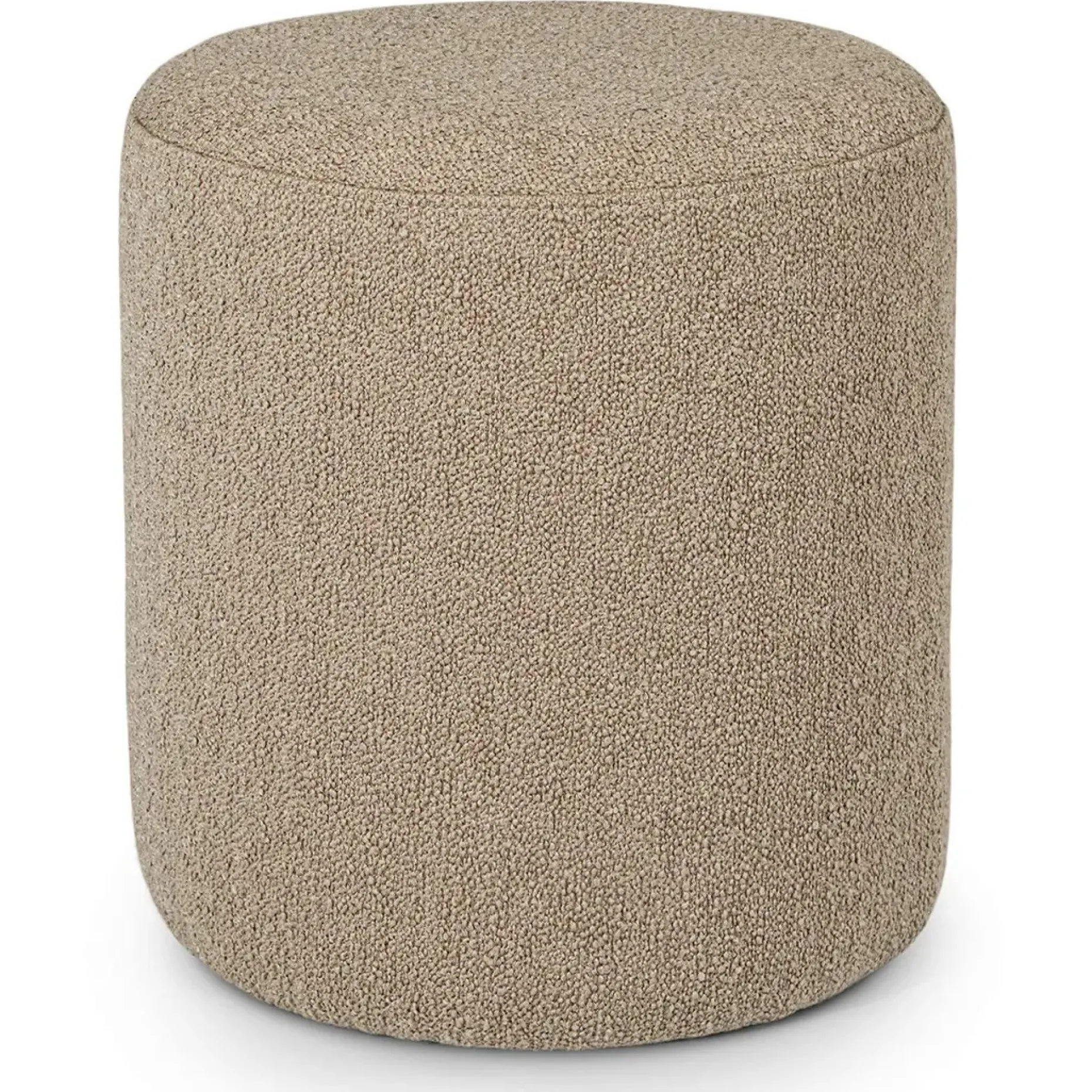 Cilo 16" Ottoman - Sandstone Wool Bouclé