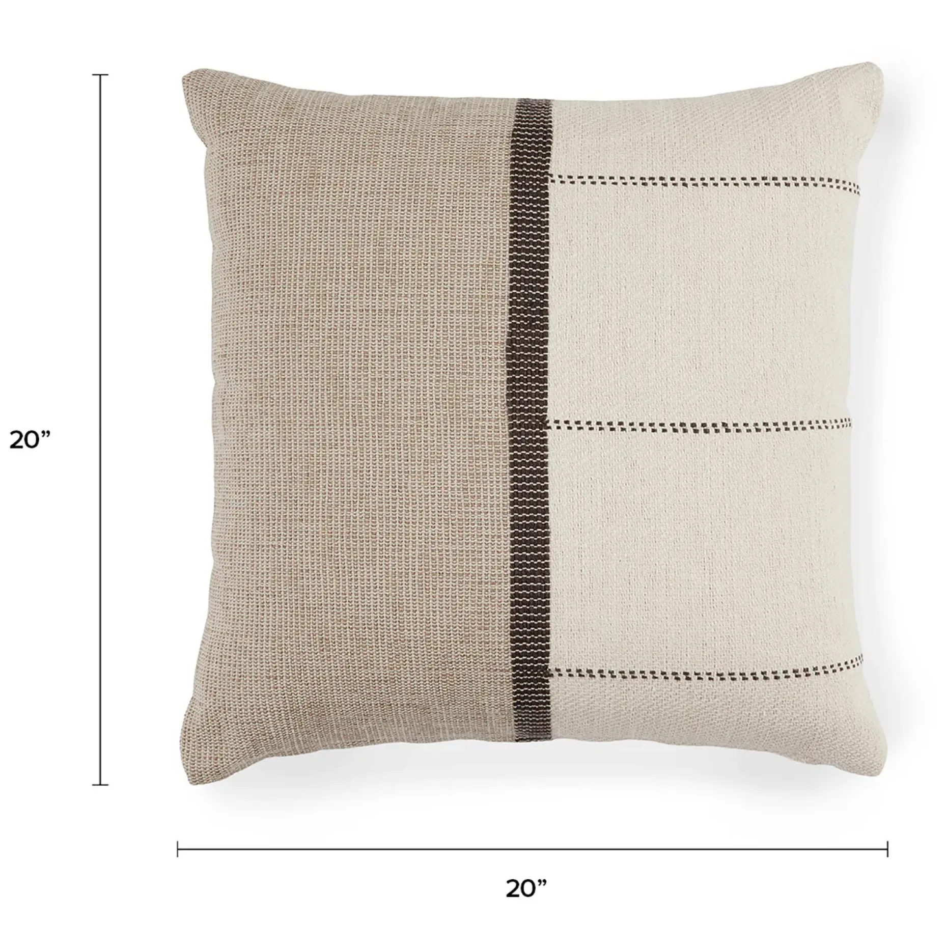 Clayton Pillow - Boardwalk Ivory