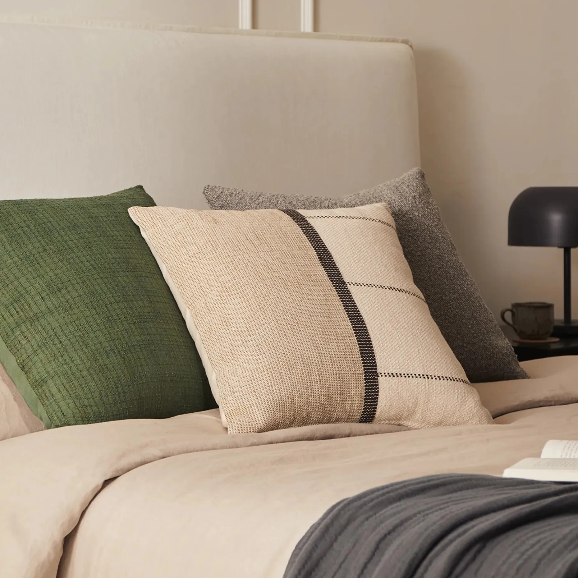 Clayton Pillow - Boardwalk Ivory