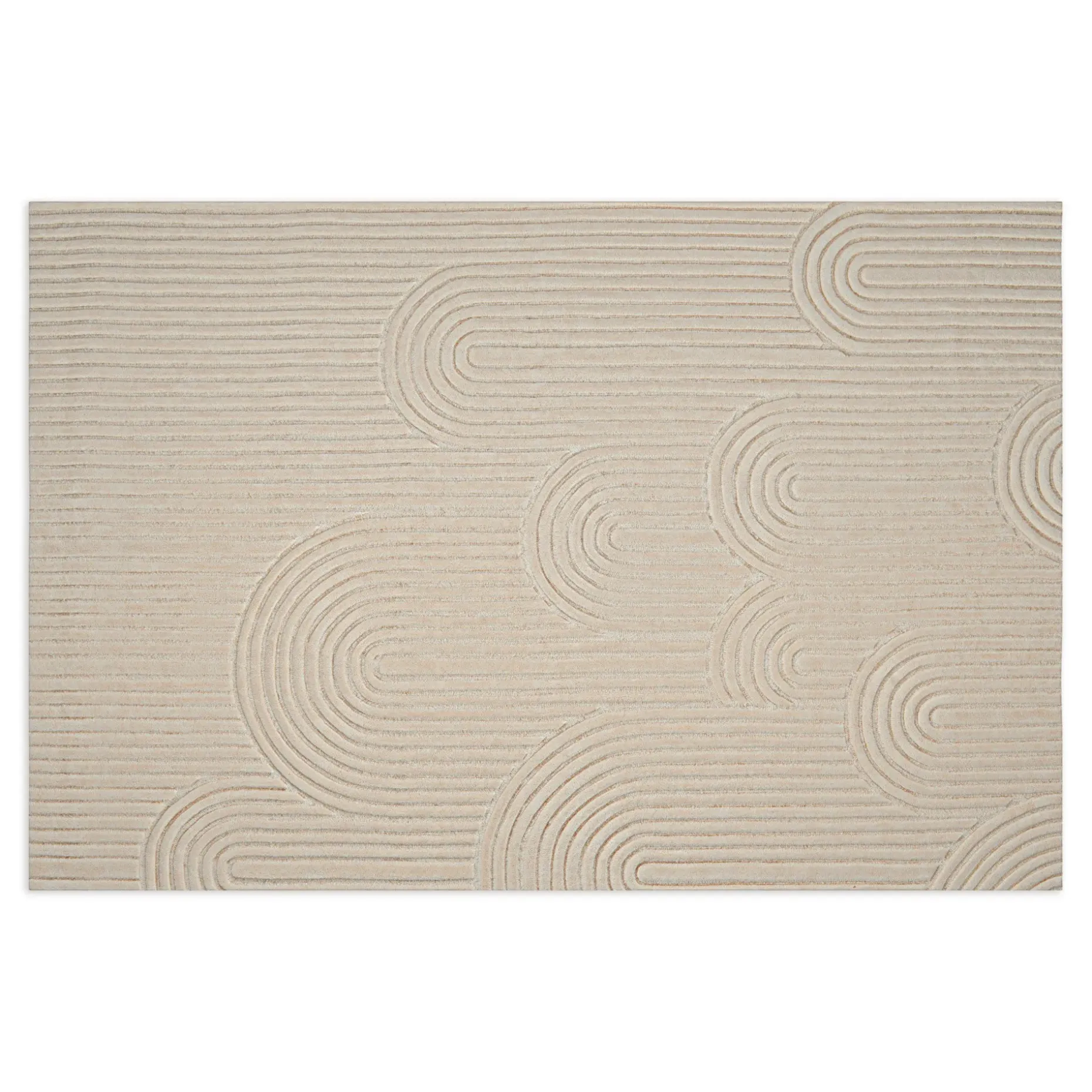 Clem 6 x 9 Wool Rug - Arch Cream