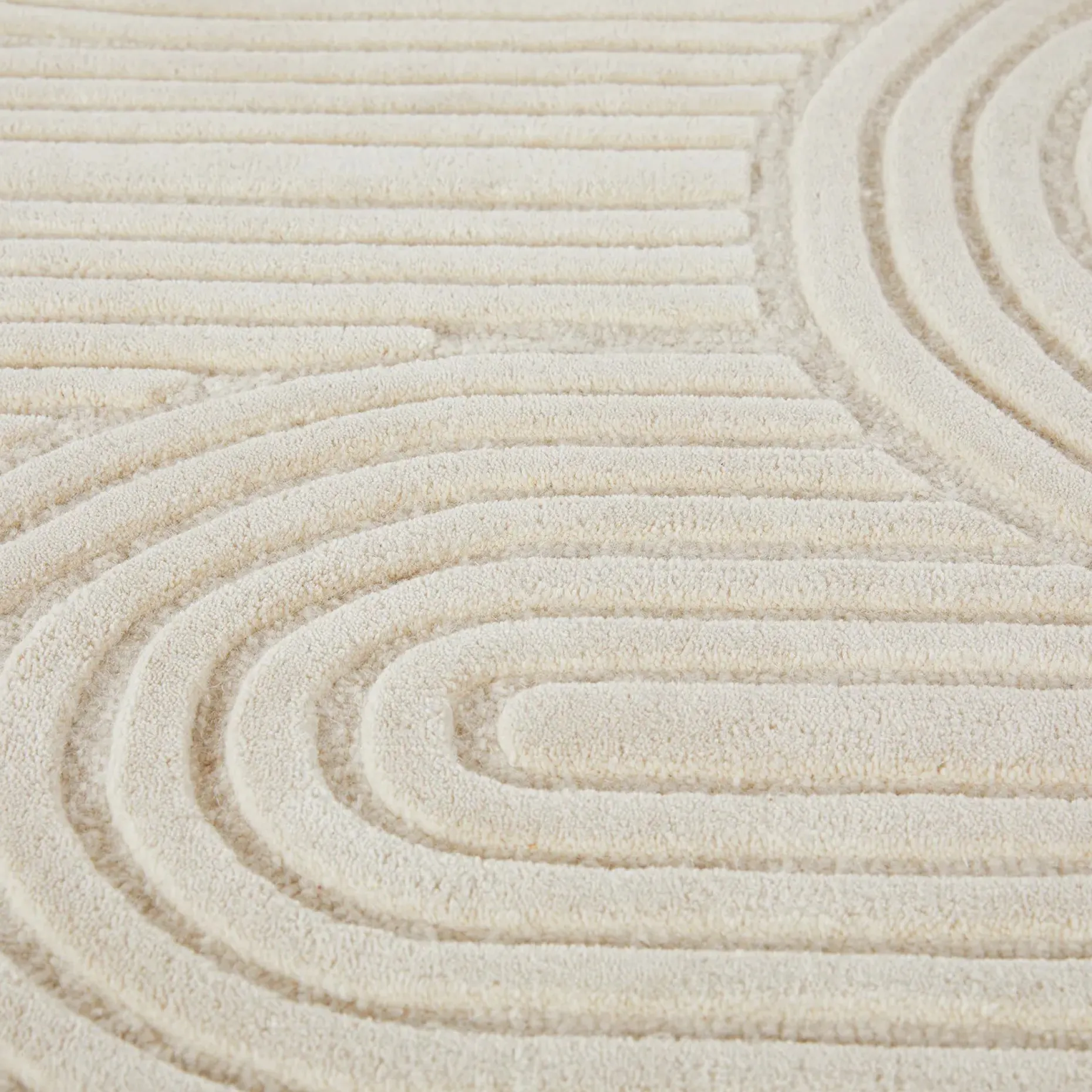 Clem 6 x 9 Wool Rug - Arch Cream