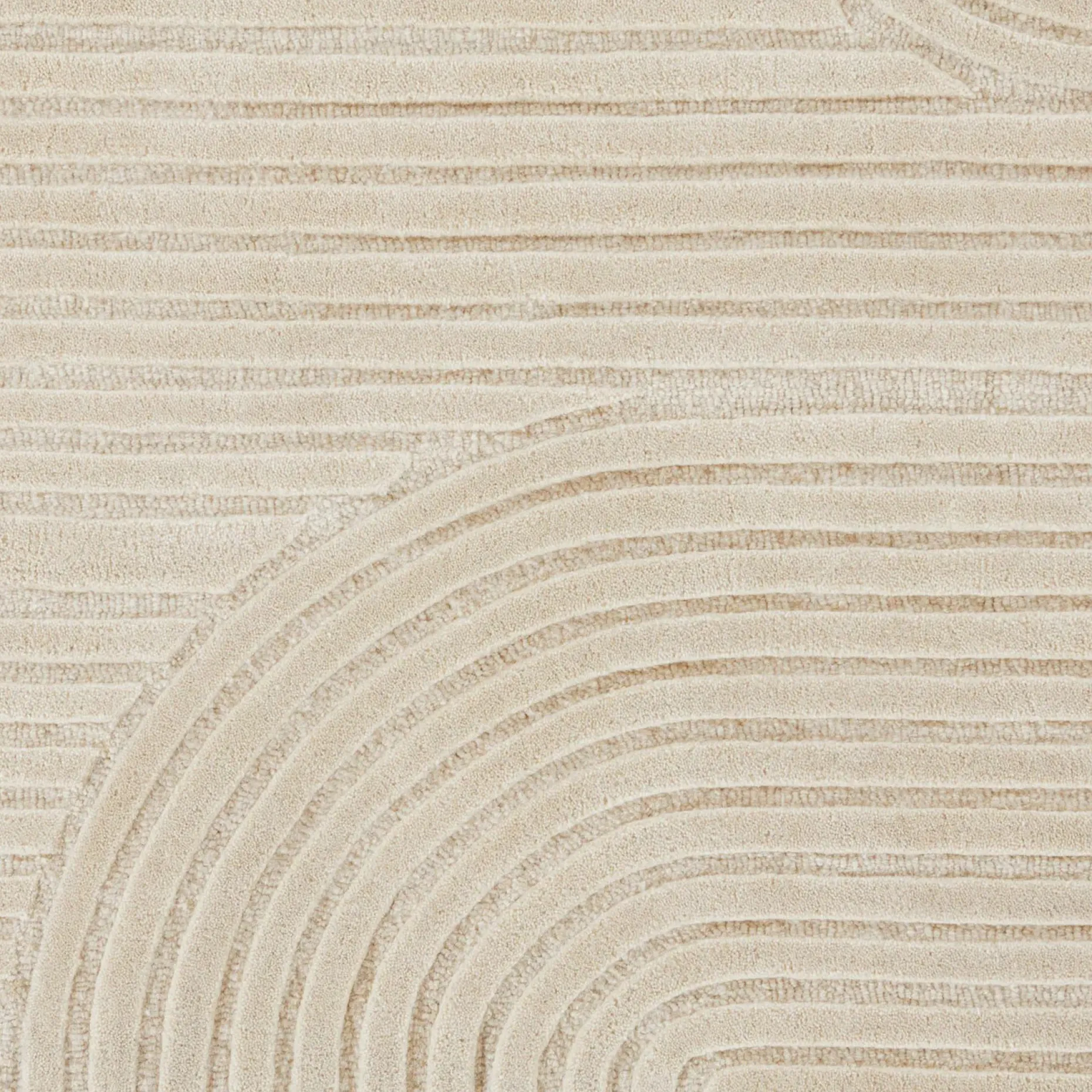 Clem 6 x 9 Wool Rug - Arch Cream