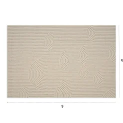 Clem 6 x 9 Wool Rug - Arch Cream