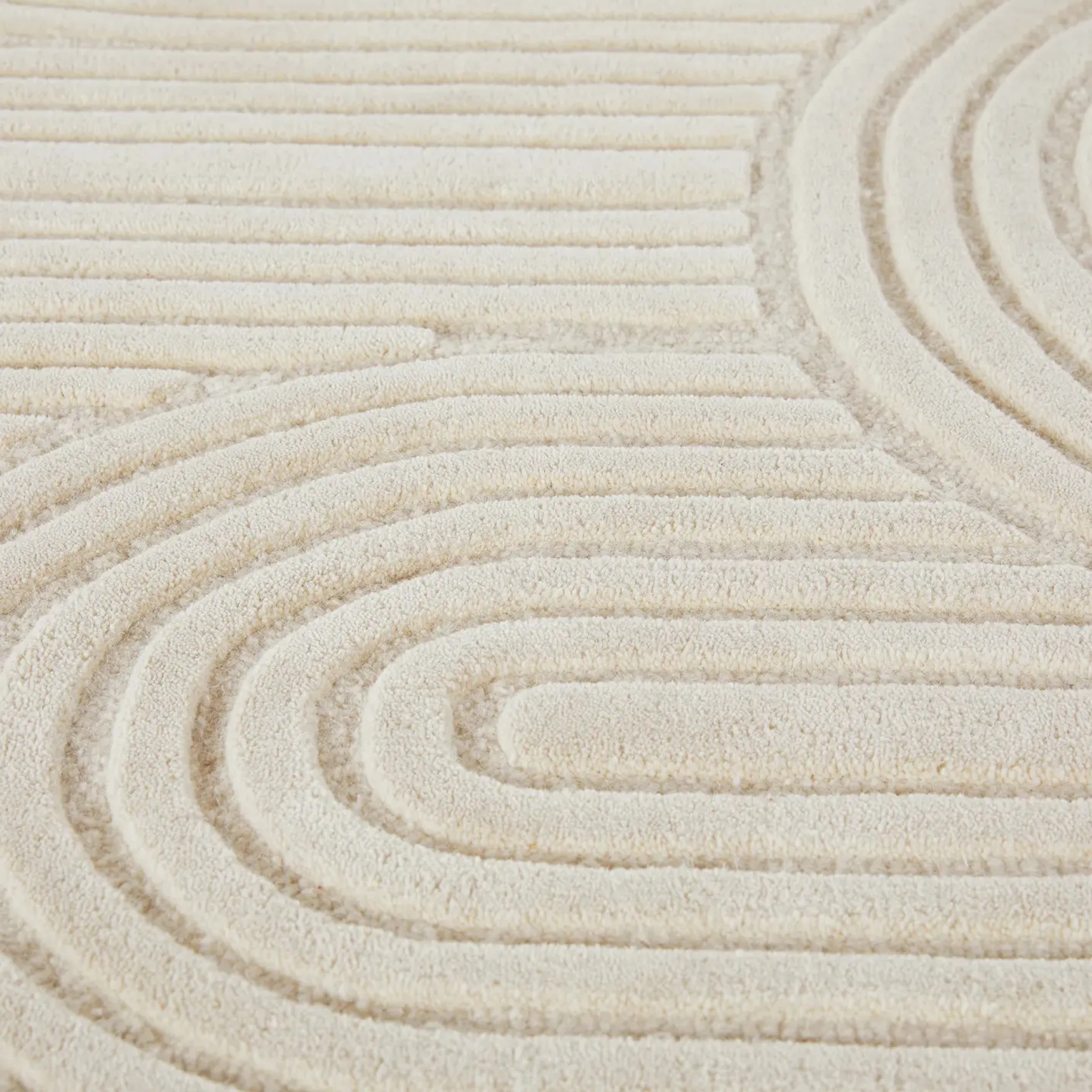 Clem 5 x 8 Wool Rug - Arch Cream