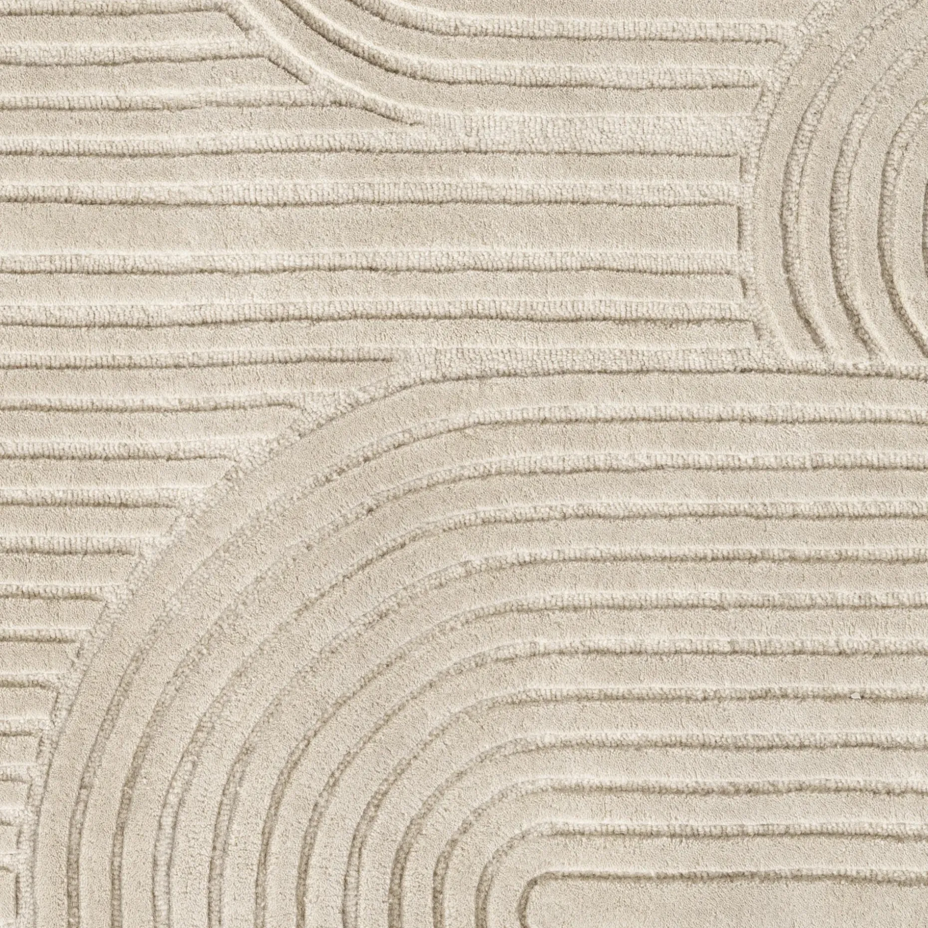 Clem 5 x 8 Wool Rug - Arch Cream