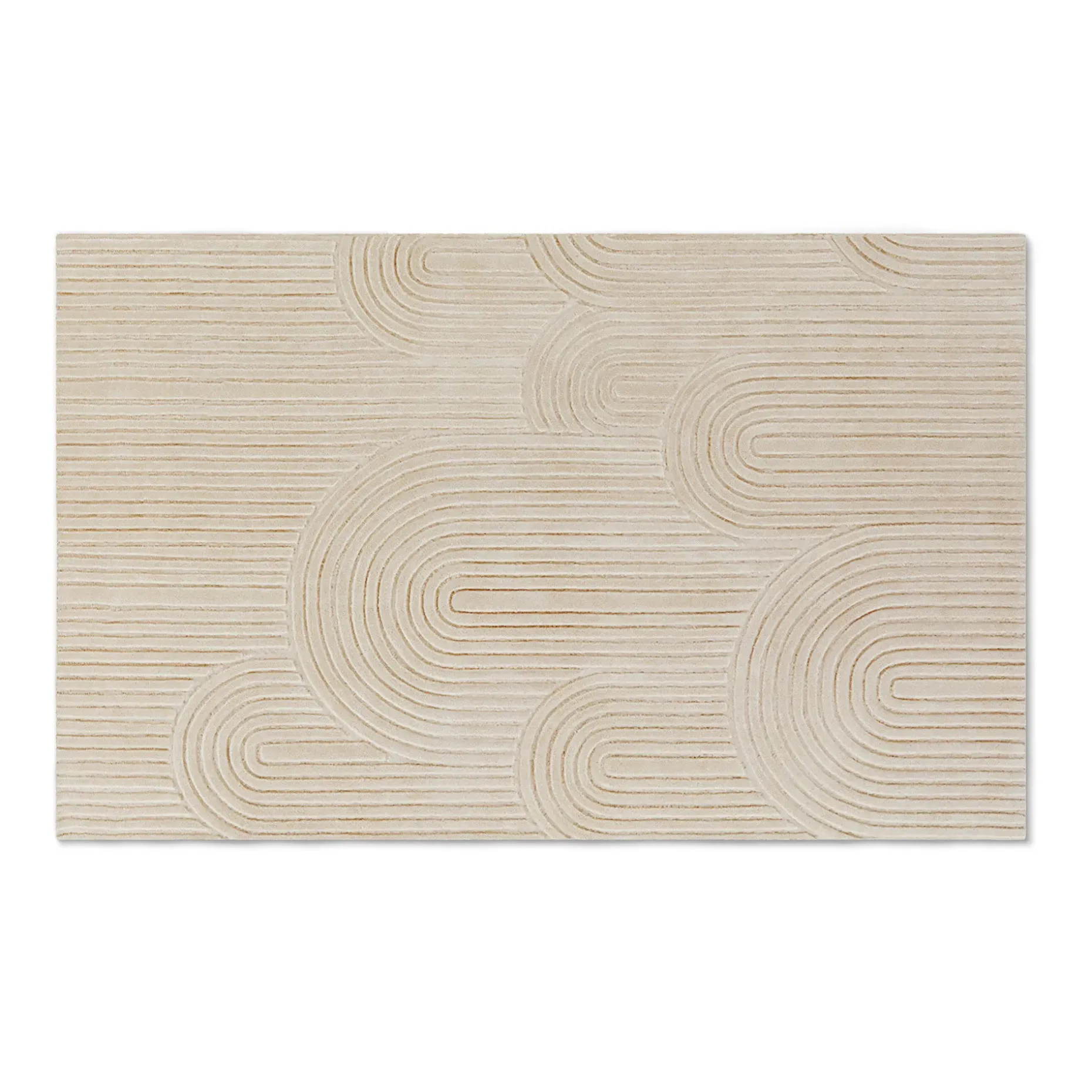 Clem 5 x 8 Wool Rug - Arch Cream