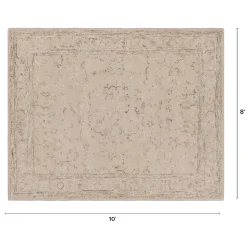 Cleo 8 x 10 Wool Rug - Ivory Multi