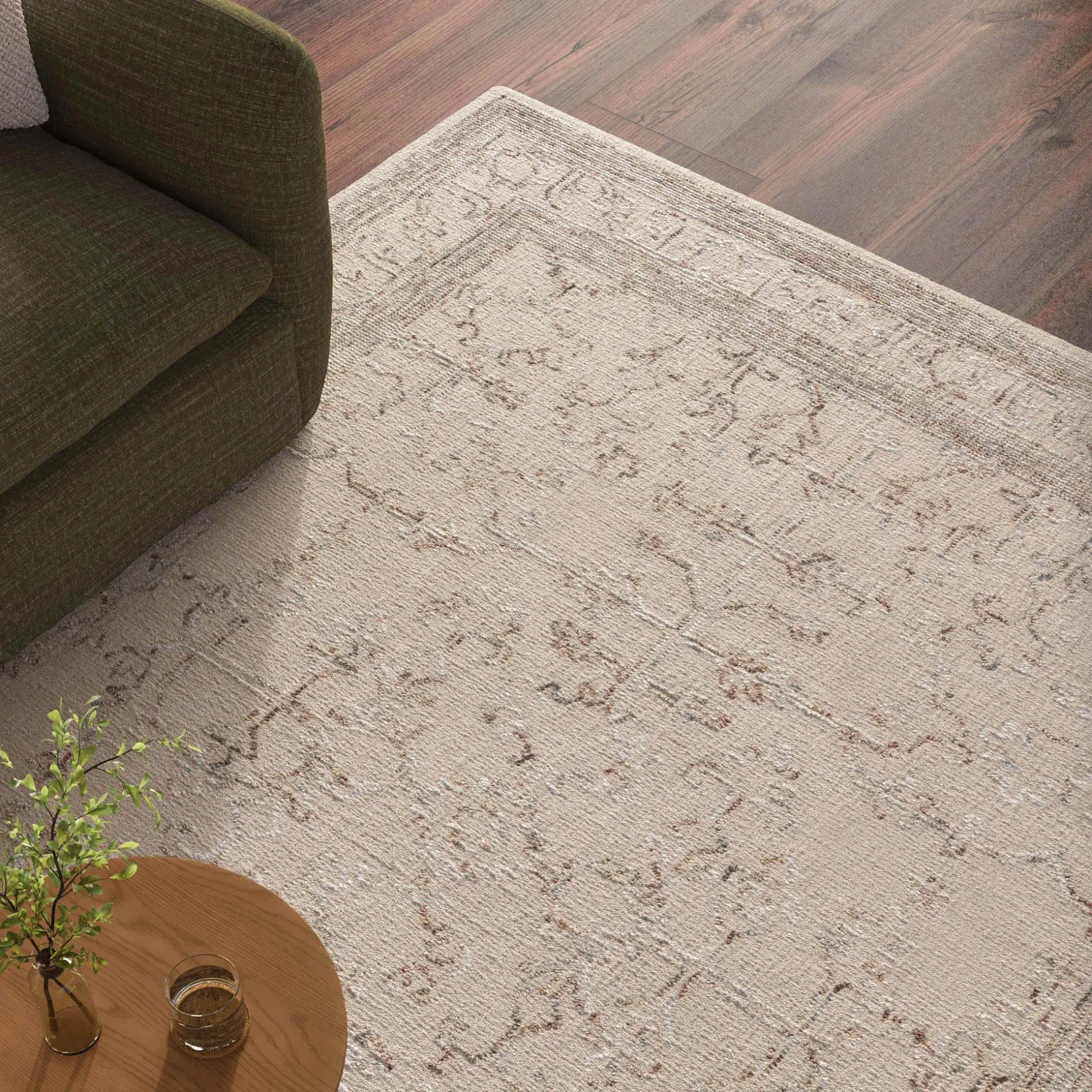Cleo 8 x 10 Wool Rug - Ivory Multi