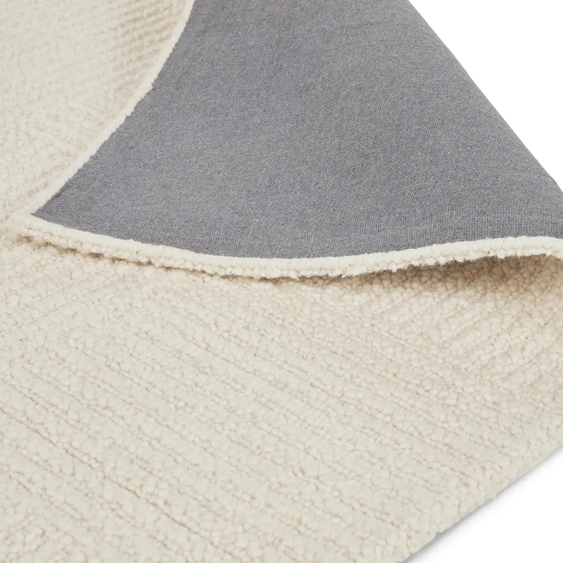 Clyde 8 x 10 Wool Rug - Textured Ivory