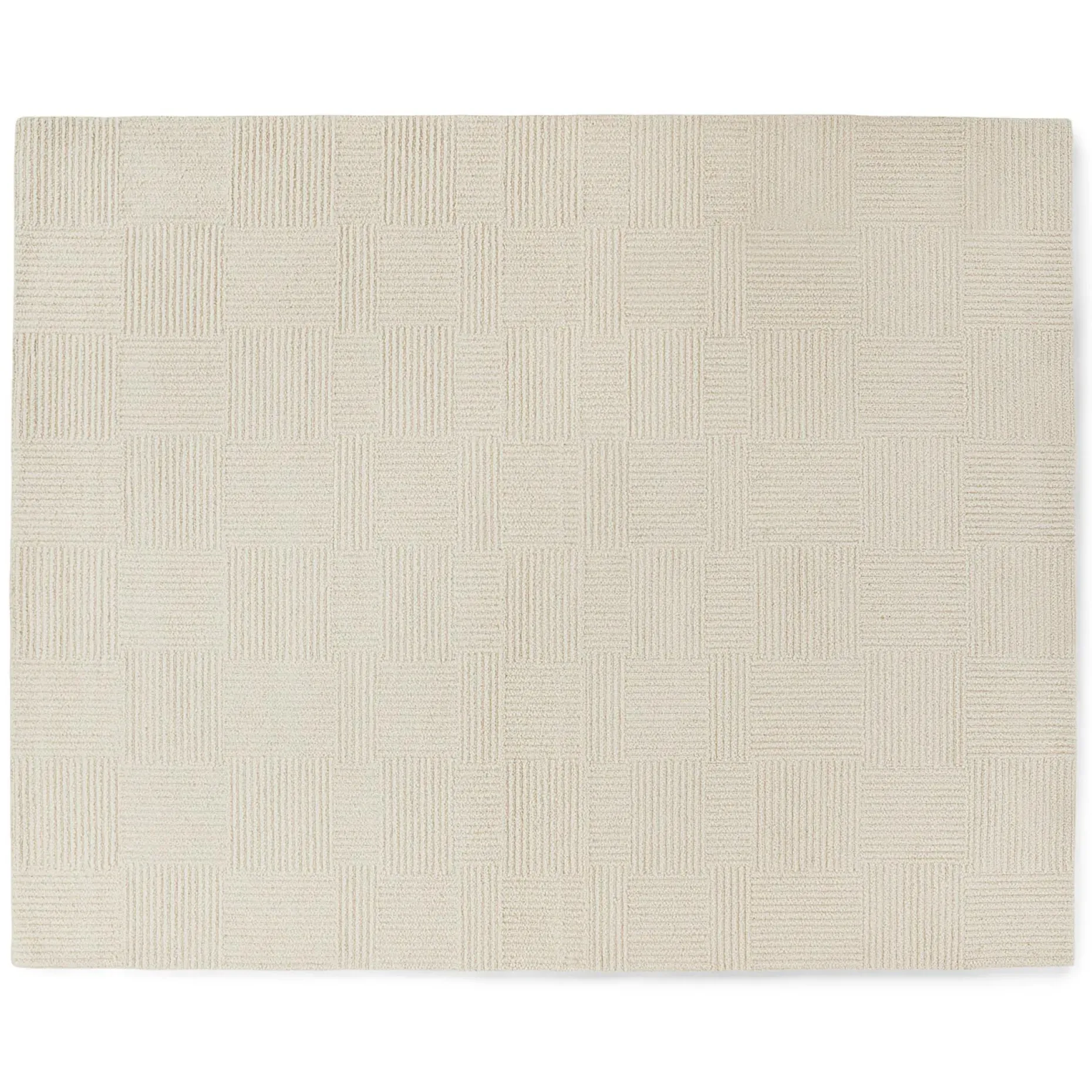 Clyde 8 x 10 Wool Rug - Textured Ivory