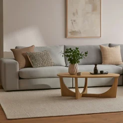 Clyde 9 x 12 Wool Rug - Textured Ivory