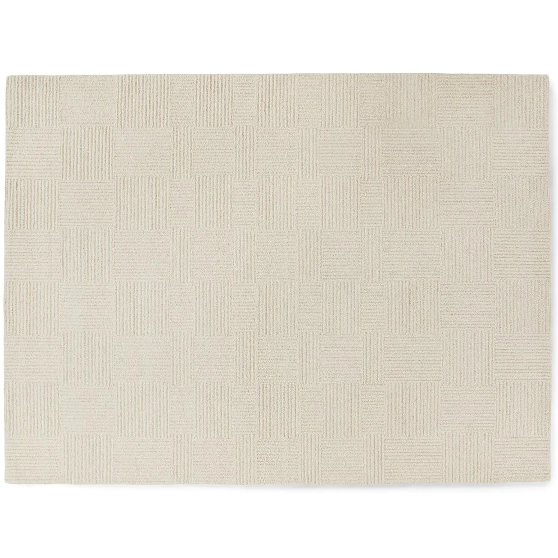 Clyde 9 x 12 Wool Rug - Textured Ivory