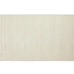Clyde 5 x 8 Wool Rug - Textured Ivory