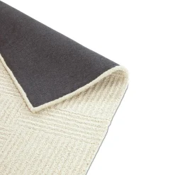 Clyde 5 x 8 Wool Rug - Textured Ivory