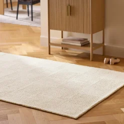 Clyde 5 x 8 Wool Rug - Textured Ivory