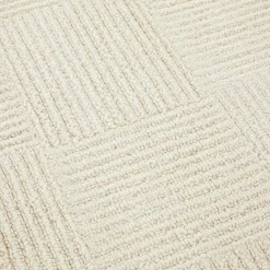 Clyde 5 x 8 Wool Rug - Textured Ivory