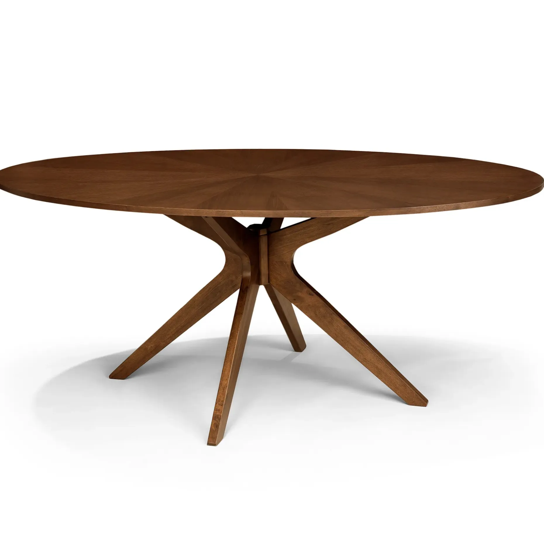 Conan 75" Oval Dining Table - Walnut