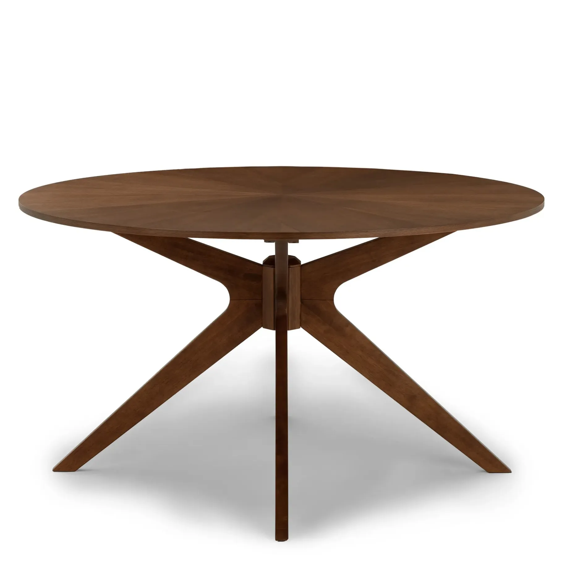 Conan 54" Round Dining Table - Walnut