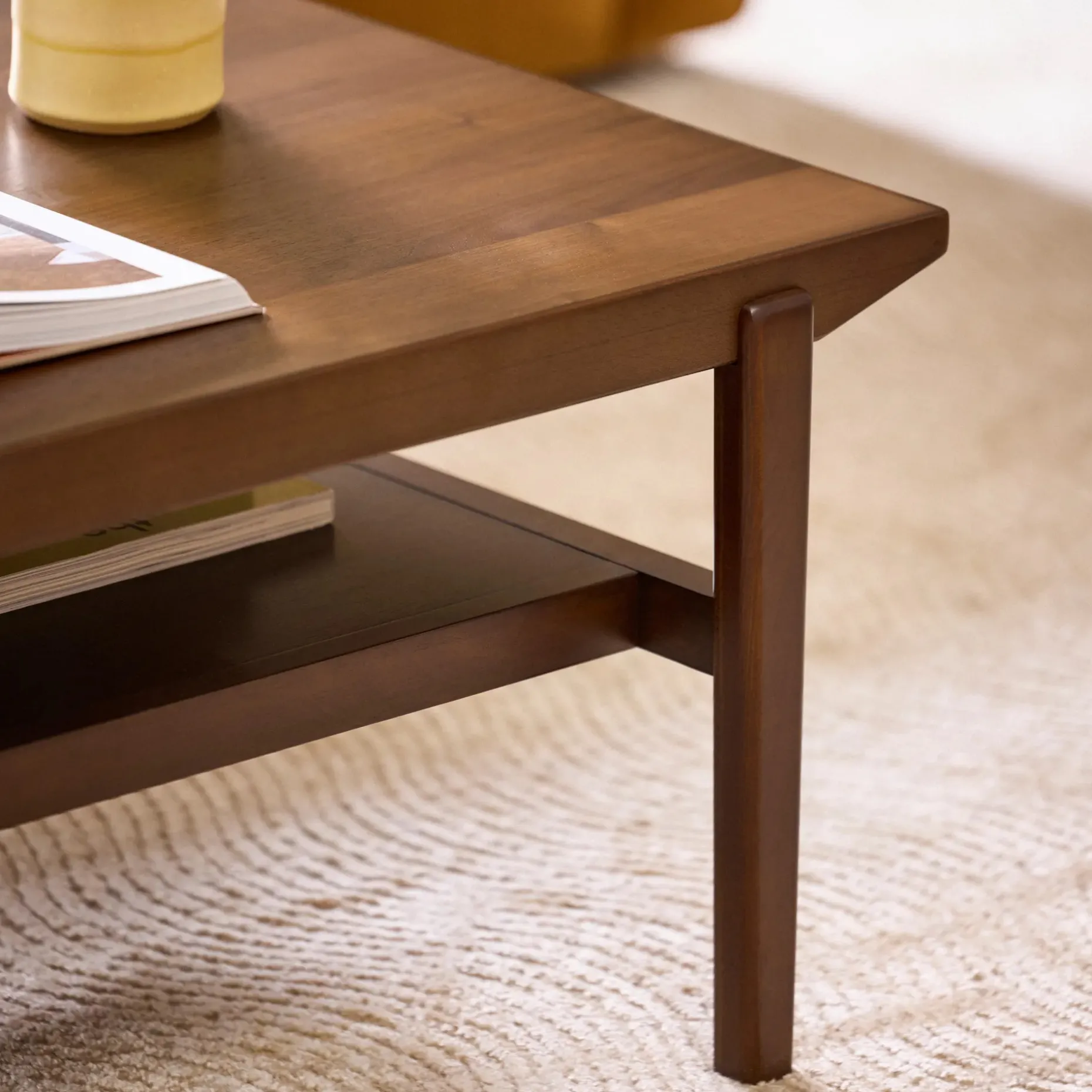 Cooper 35.5" Coffee Table - Walnut