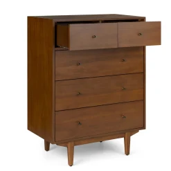 Cooper 5-Drawer Chest - Walnut