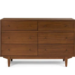 Cooper 6-Drawer Double Dresser - Walnut