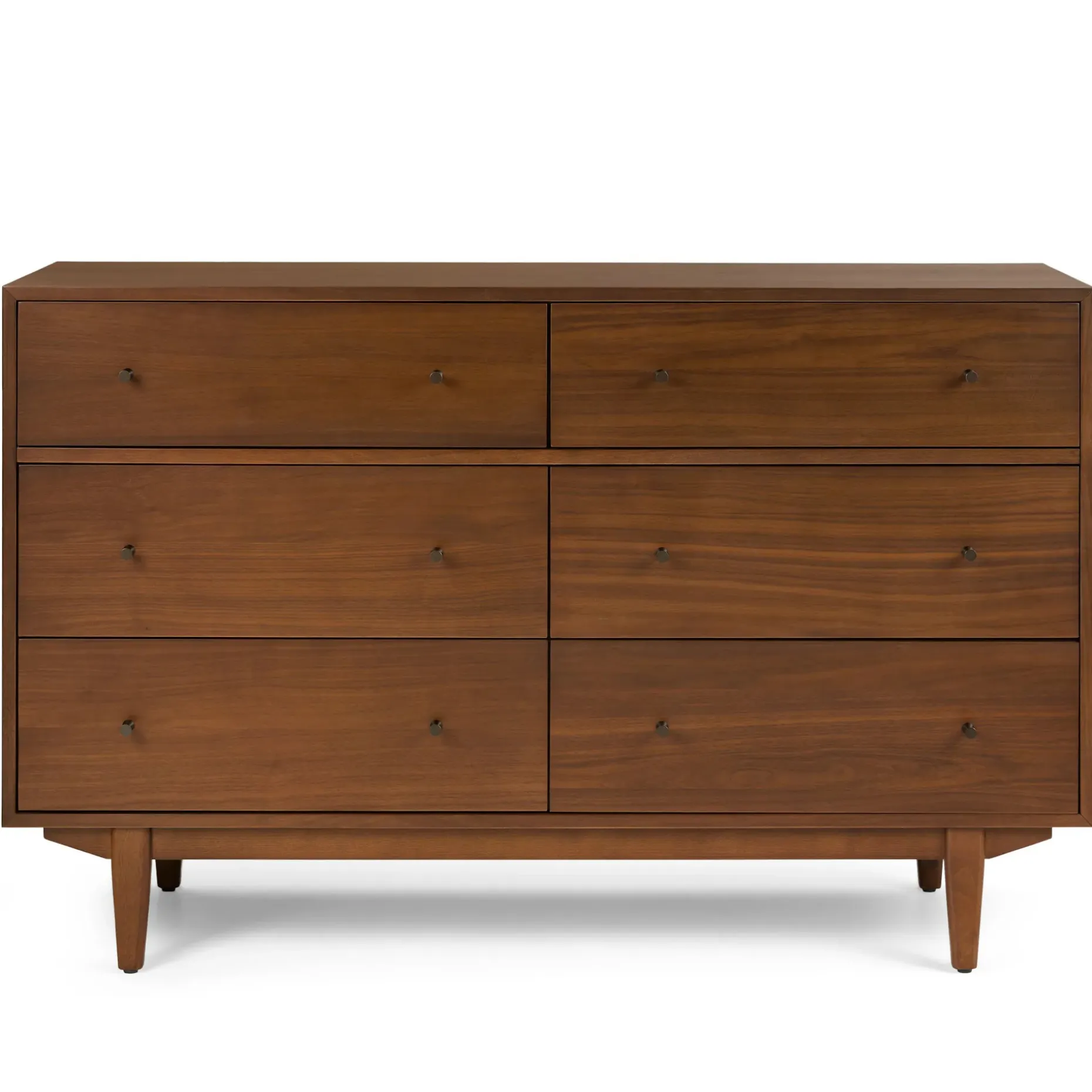 Cooper 6-Drawer Double Dresser - Walnut