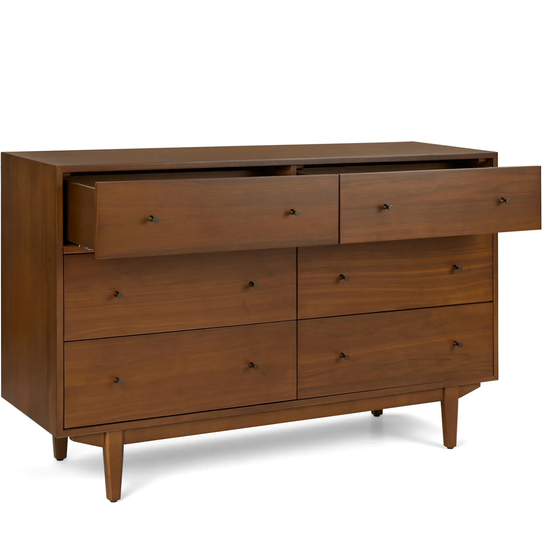 Cooper 6-Drawer Double Dresser - Walnut