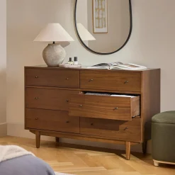 Cooper 6-Drawer Double Dresser - Walnut