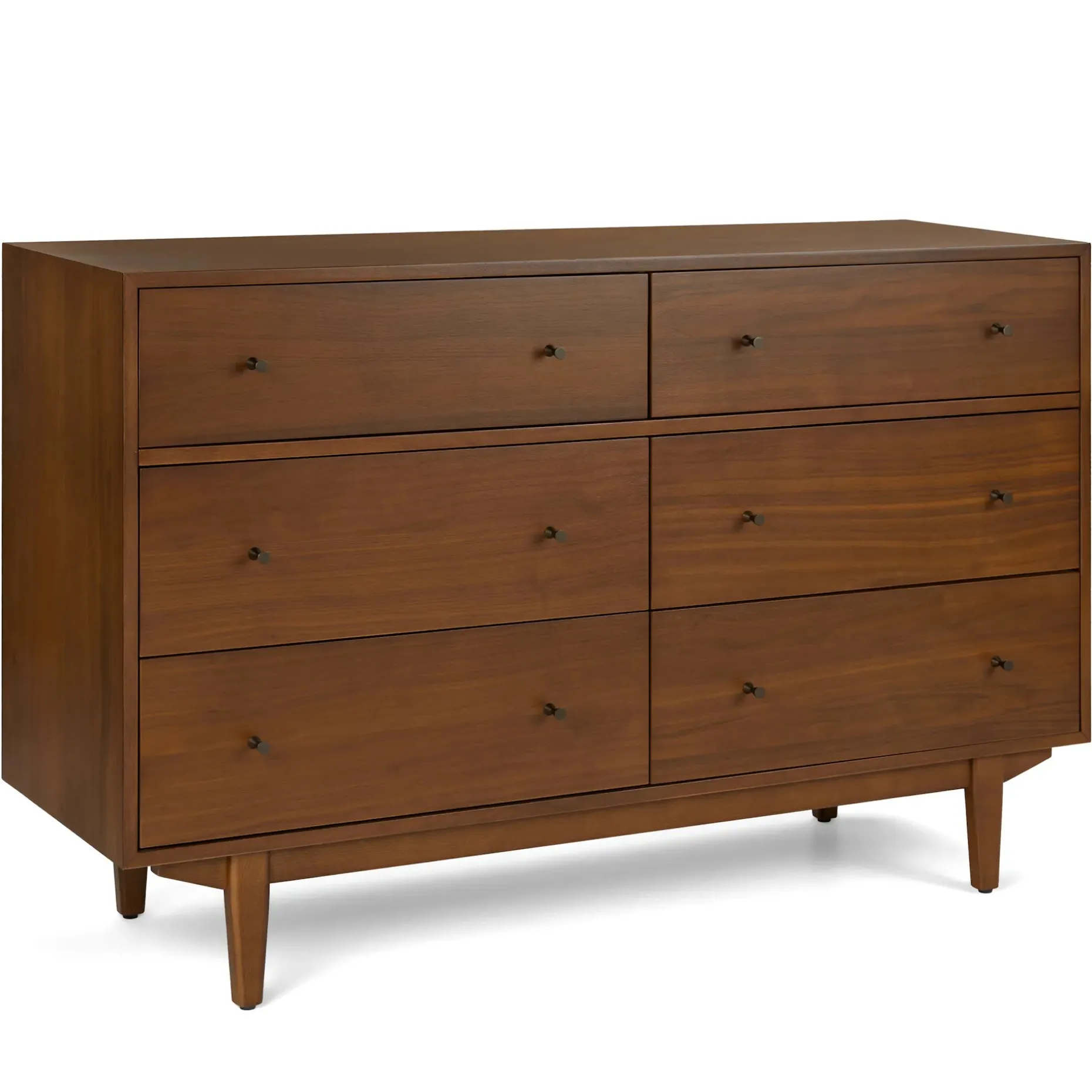 Cooper 6-Drawer Double Dresser - Walnut