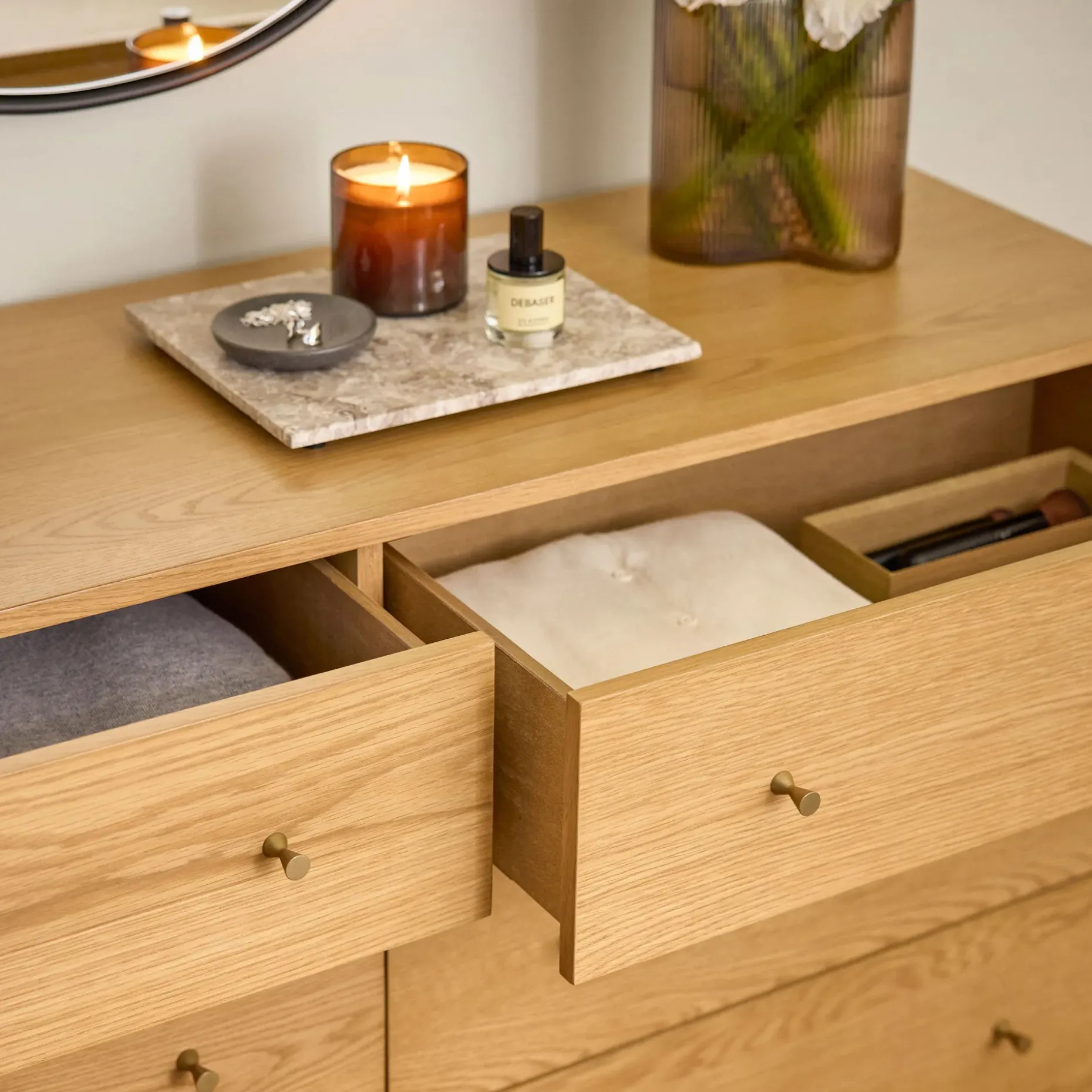 Cooper 6-Drawer Double Dresser - Natural Oak