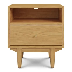 Cooper 1-Drawer Nightstand - Natural Oak