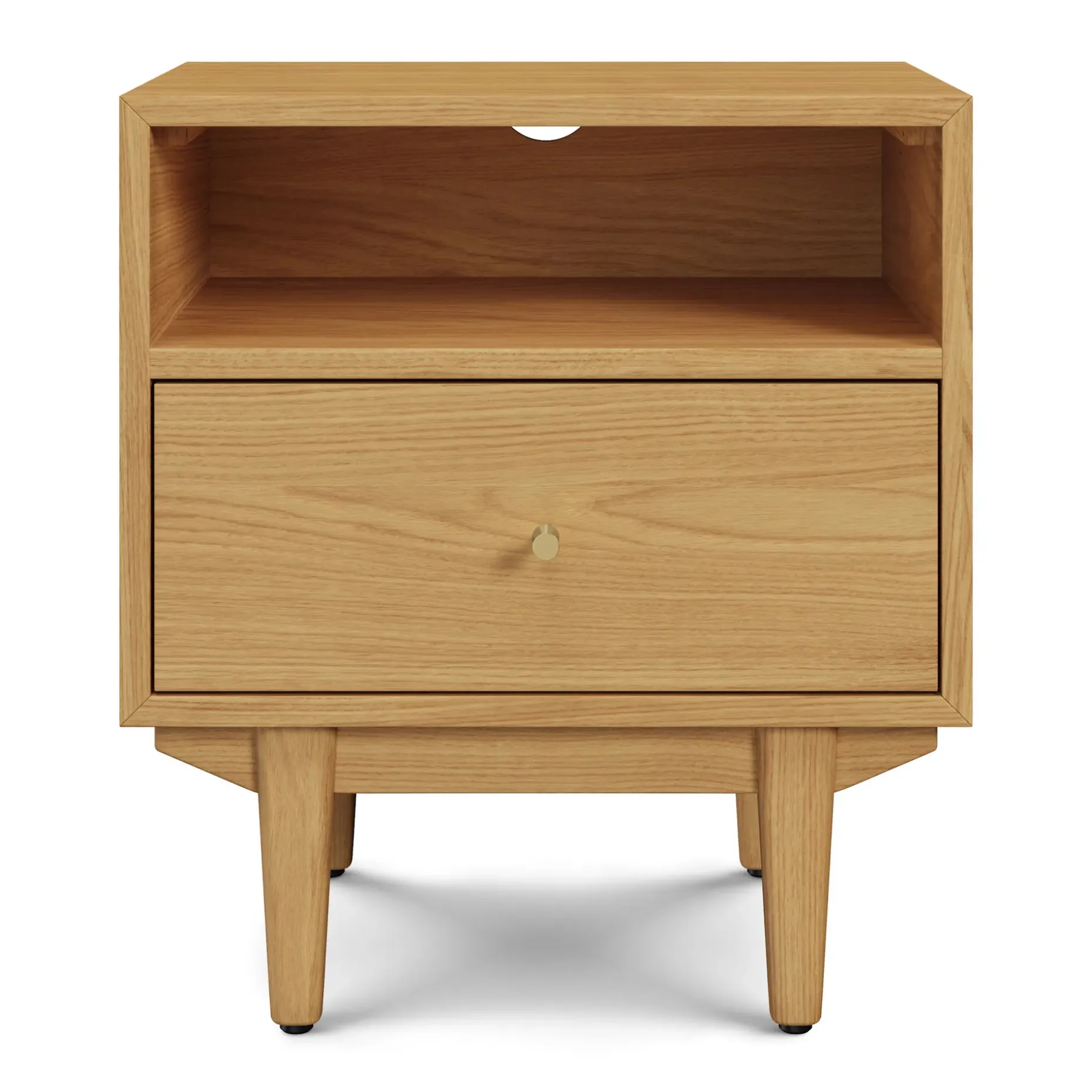 Cooper 1-Drawer Nightstand - Natural Oak