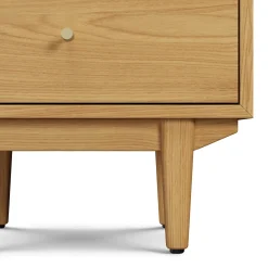 Cooper 1-Drawer Nightstand - Natural Oak