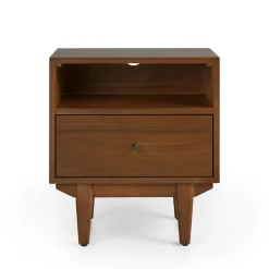Cooper 1-Drawer Nightstand - Walnut