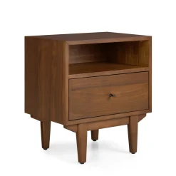 Cooper 1-Drawer Nightstand - Walnut