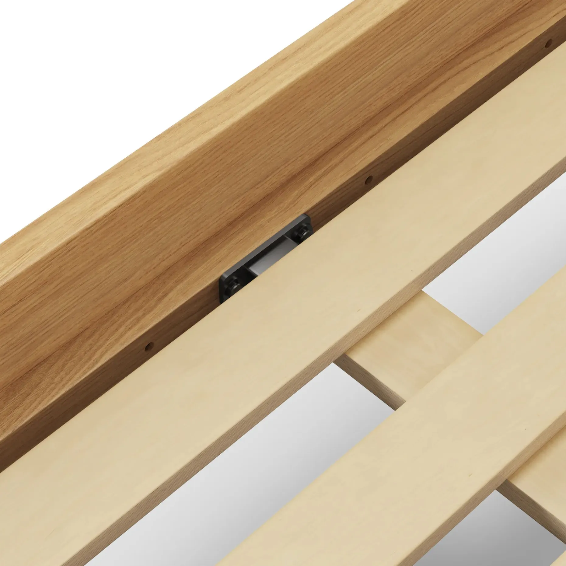 Cooper King Low Profile Bed - Natural Oak