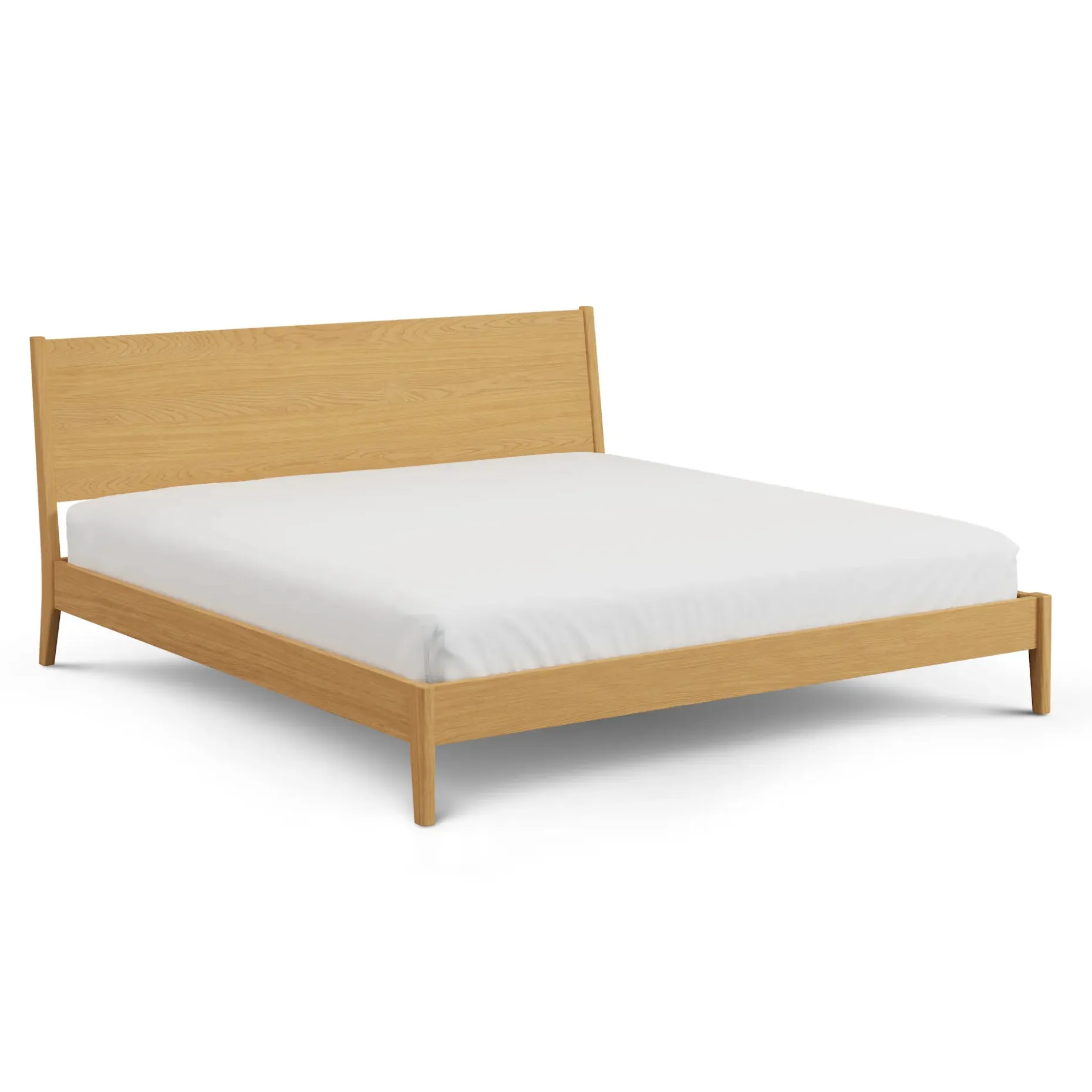 Cooper King Low Profile Bed - Natural Oak