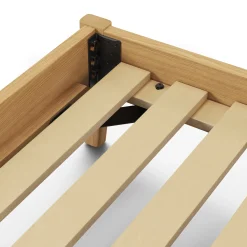 Cooper King Low Profile Bed - Natural Oak