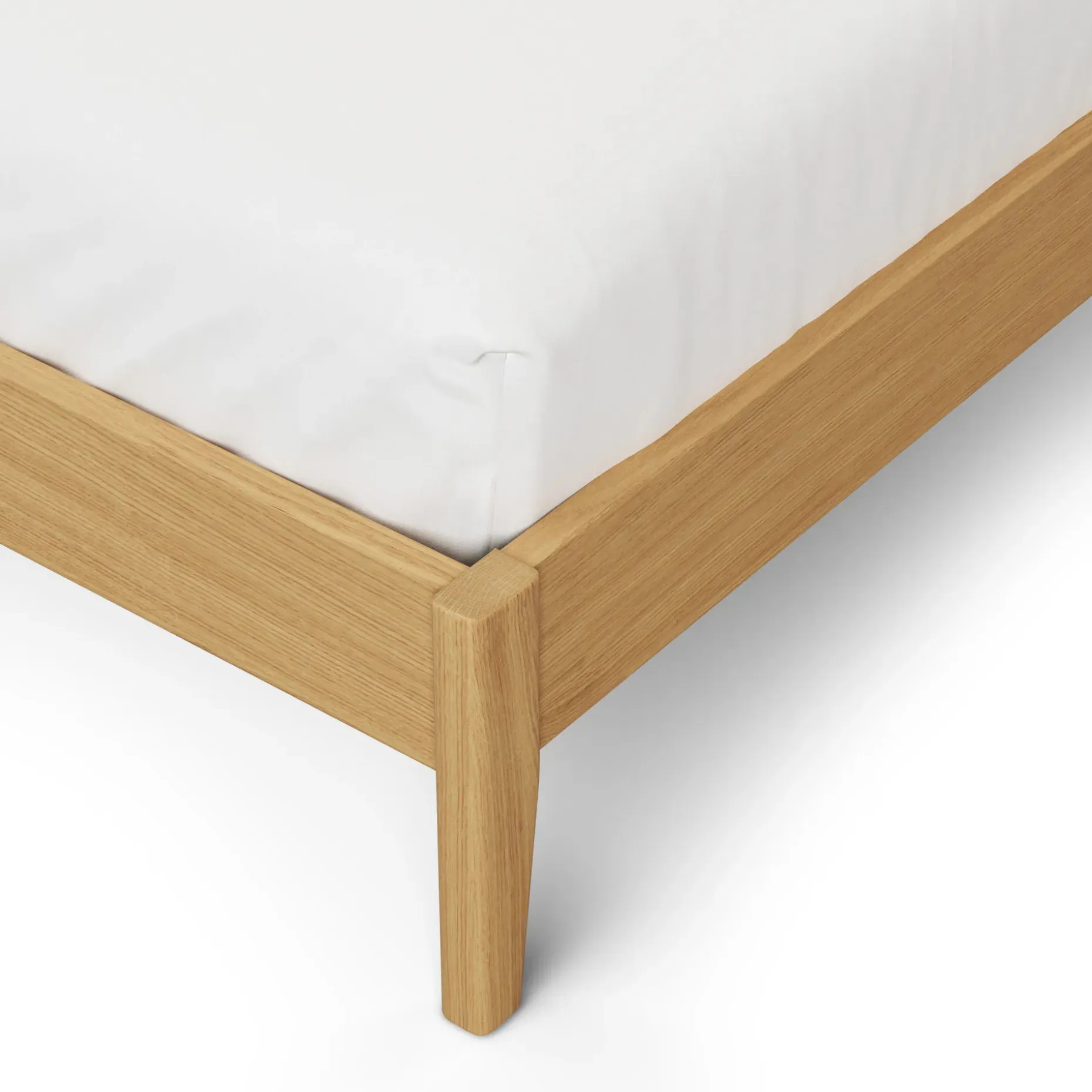 Cooper King Low Profile Bed - Natural Oak