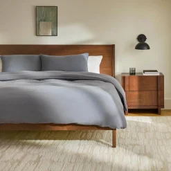Cooper King Low Profile Bed - Walnut