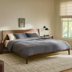 Cooper King Low Profile Bed - Walnut