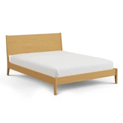 Cooper Queen Low Profile Bed - Natural Oak