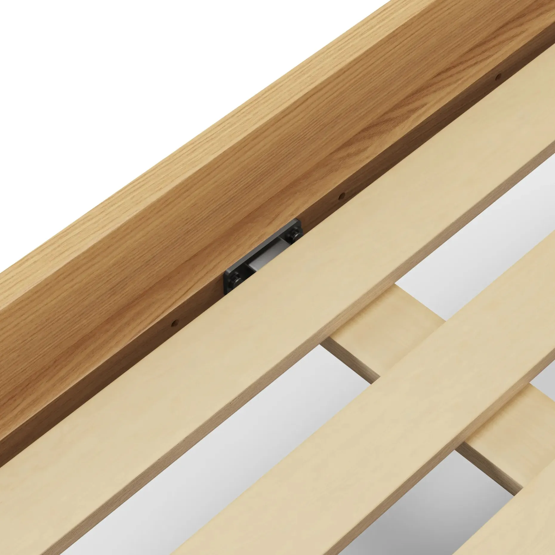 Cooper Queen Low Profile Bed - Natural Oak