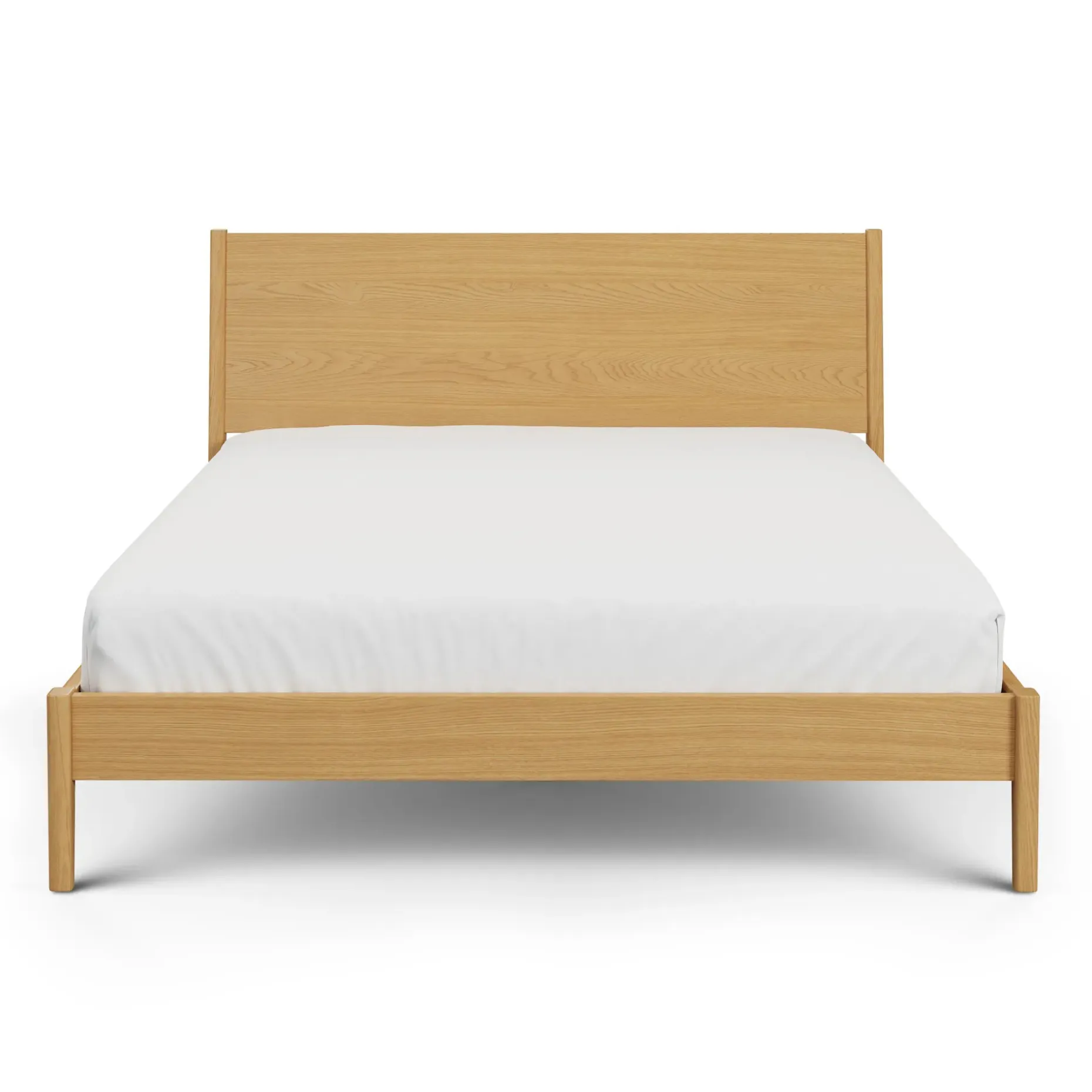 Cooper Queen Low Profile Bed - Natural Oak