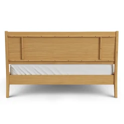 Cooper Queen Low Profile Bed - Natural Oak