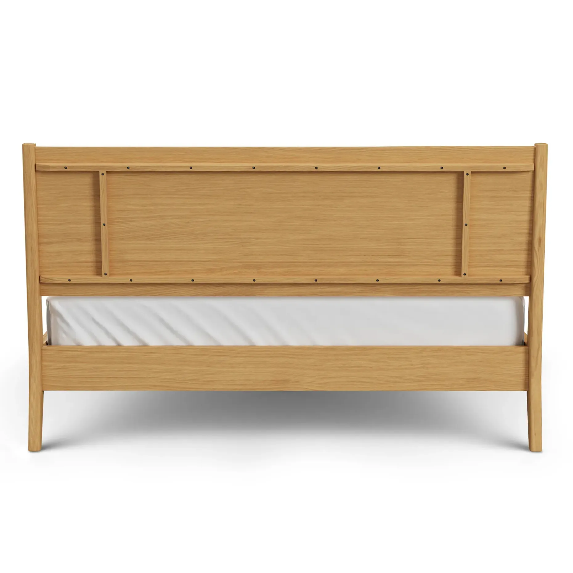 Cooper Queen Low Profile Bed - Natural Oak