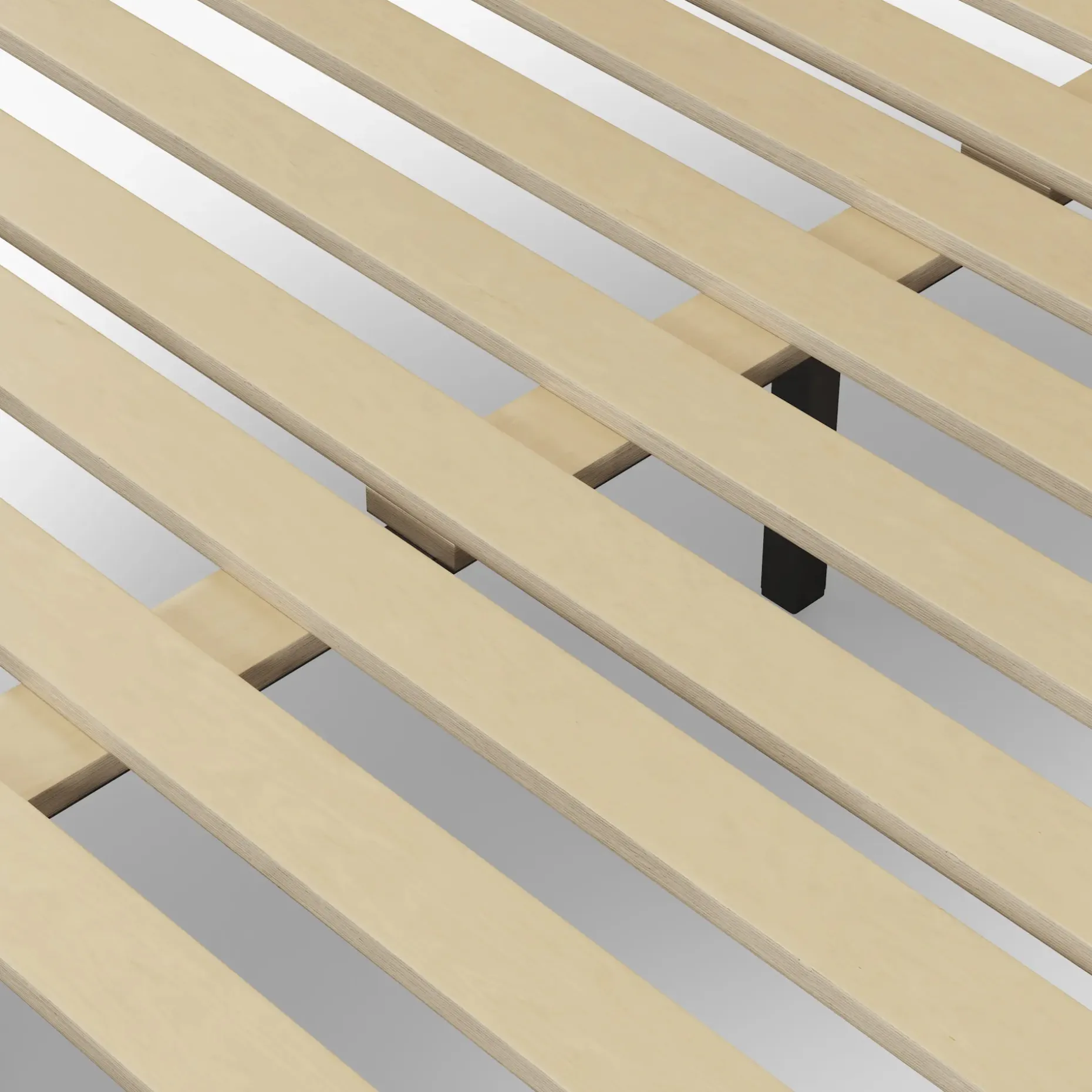Cooper Queen Low Profile Bed - Natural Oak