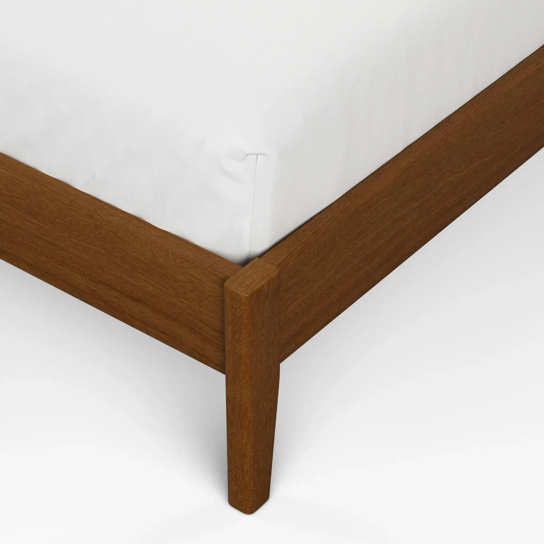 Cooper Queen Low Profile Bed - Walnut